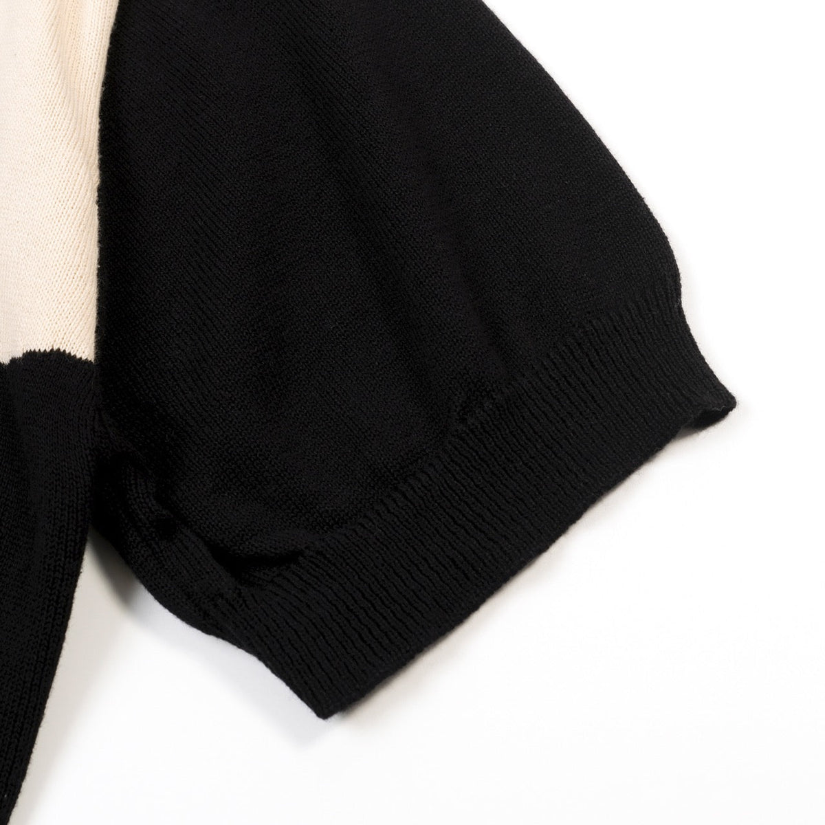 Cardigan noir rétro pour homme en tricot avec broderie d'oiseau et de fleur