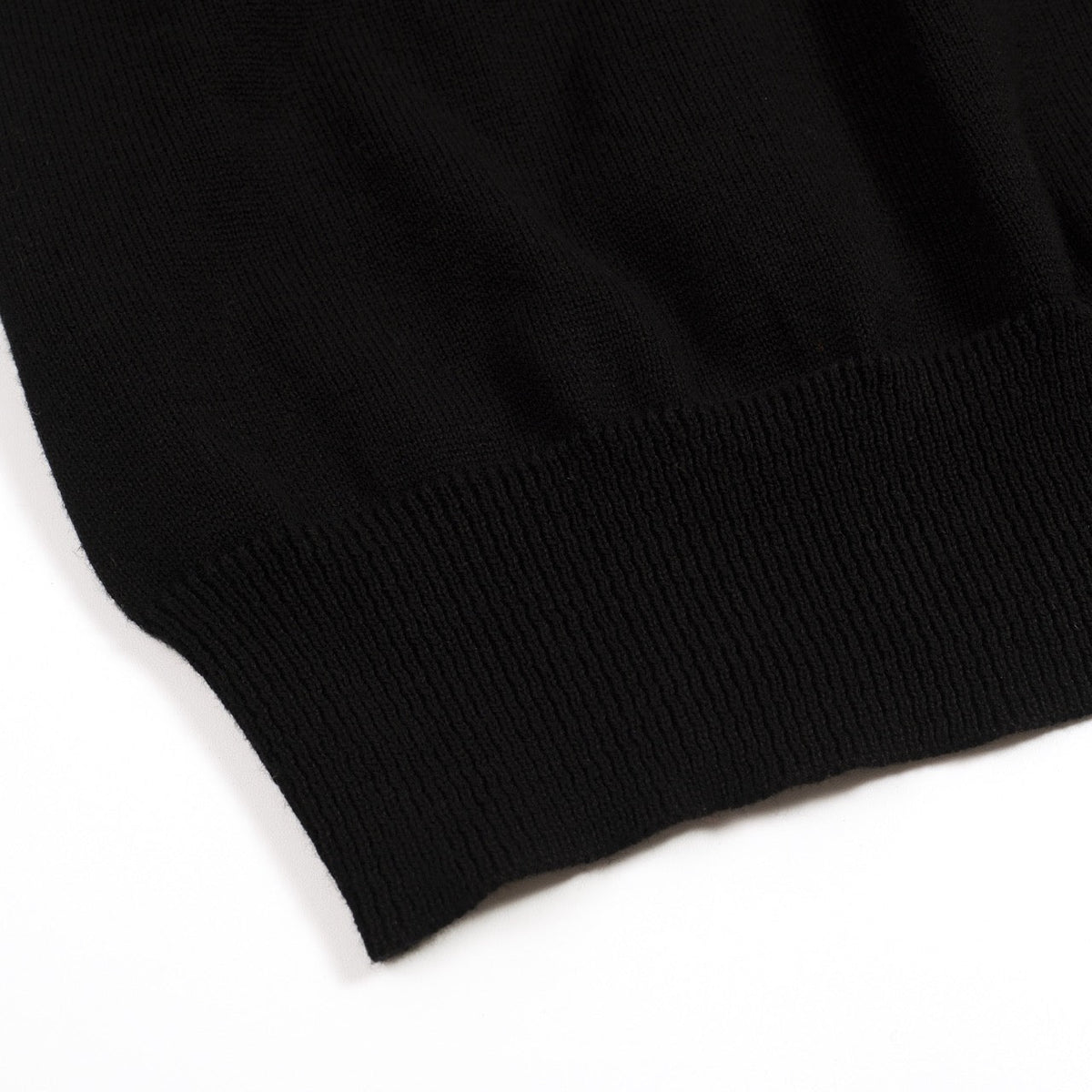 Polo noir à rayures pour homme avec broderie cœur rétro