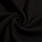 Polo noir à rayures pour homme avec broderie cœur rétro