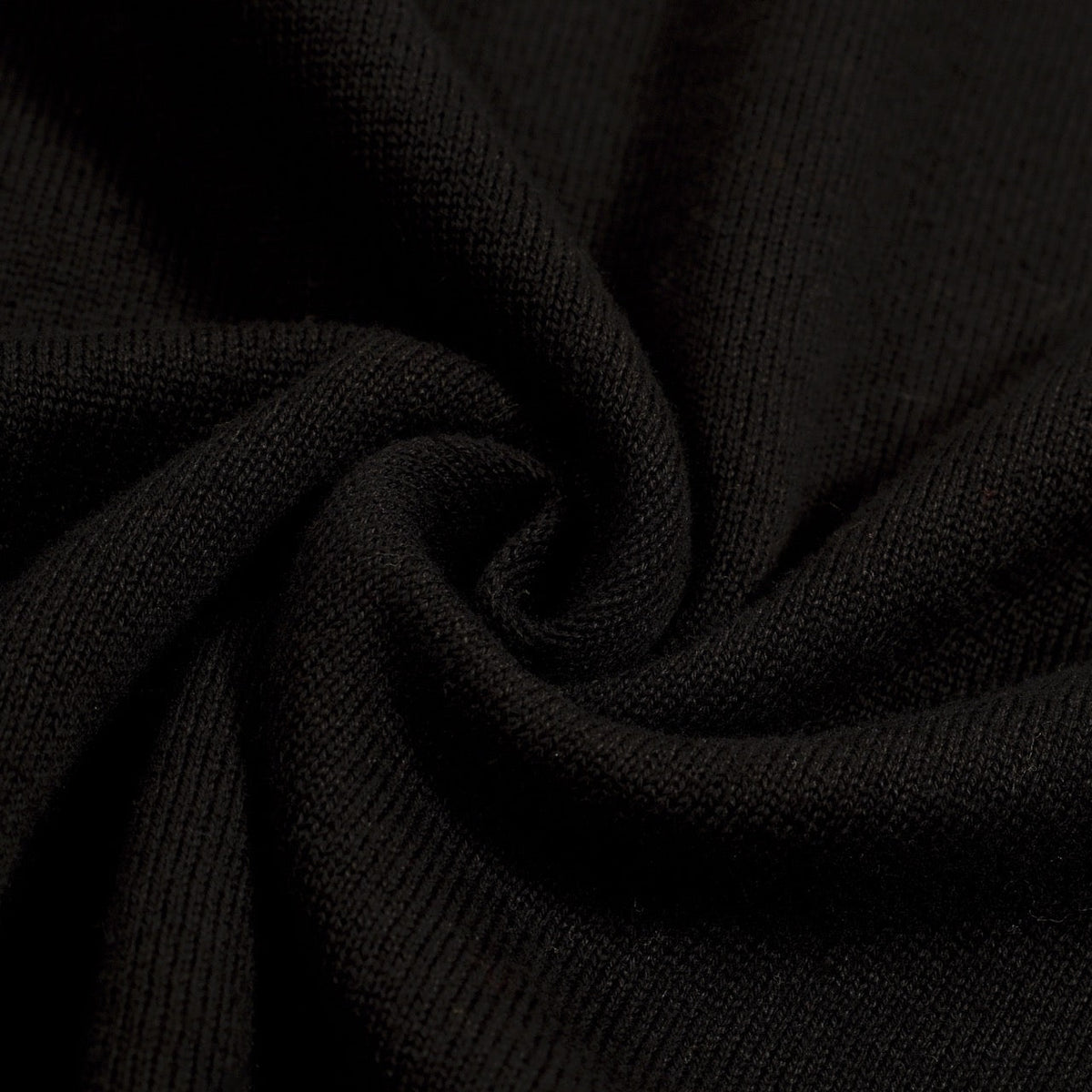 Polo noir à rayures pour homme avec broderie cœur rétro