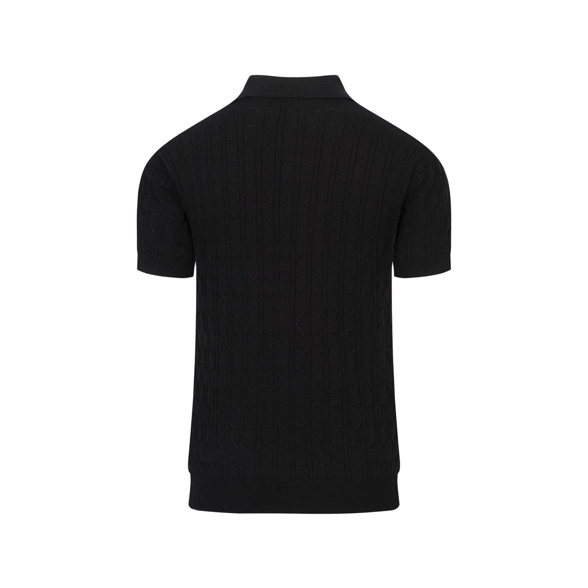 Vintage Noir en Maille pour Homme avec Cœur Brodé