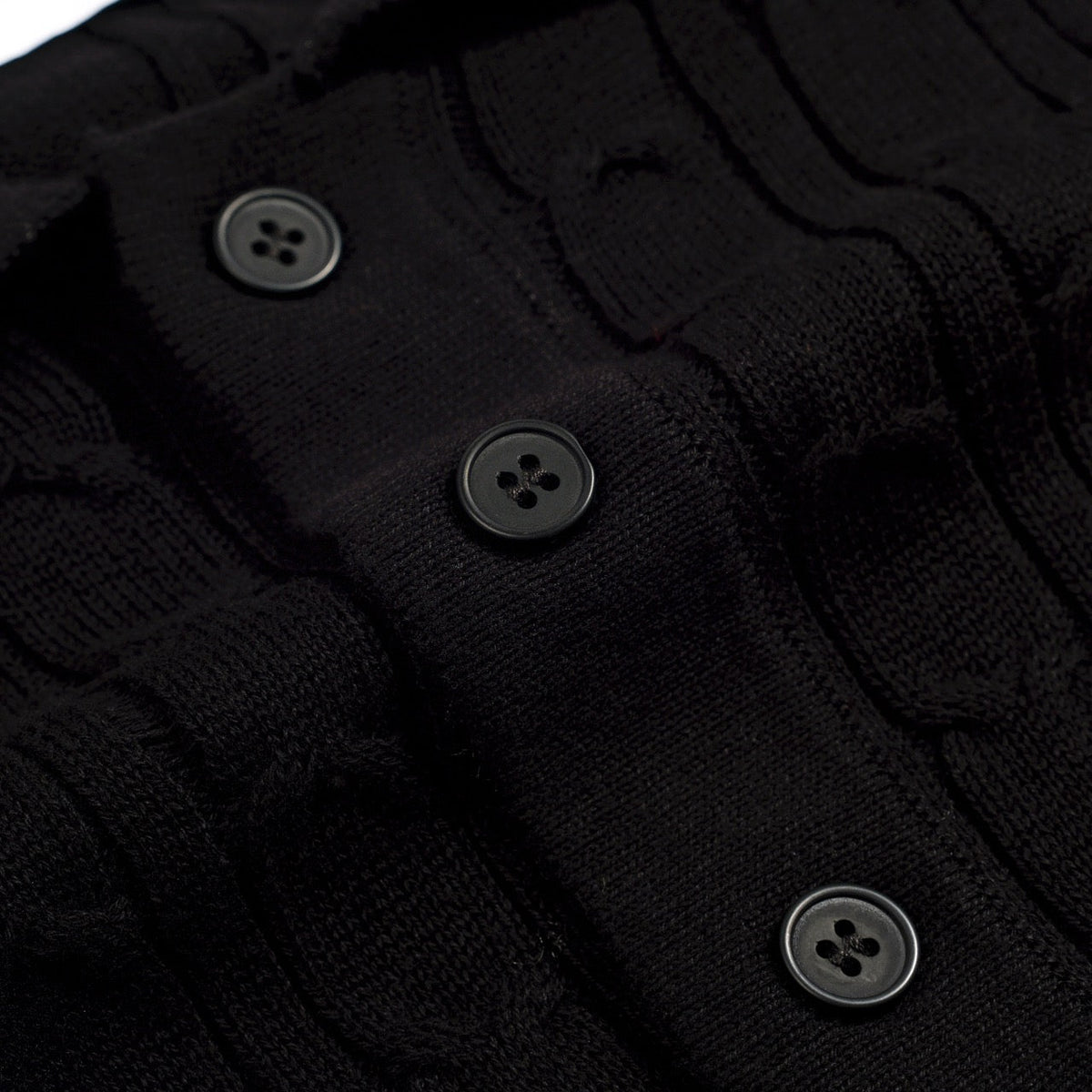 Vintage Noir en Maille pour Homme avec Cœur Brodé