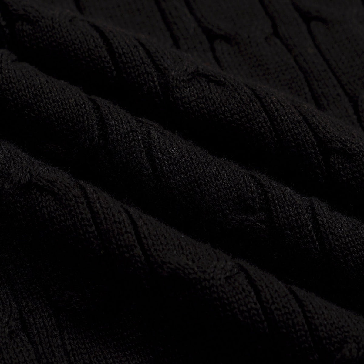 Vintage Noir en Maille pour Homme avec Cœur Brodé