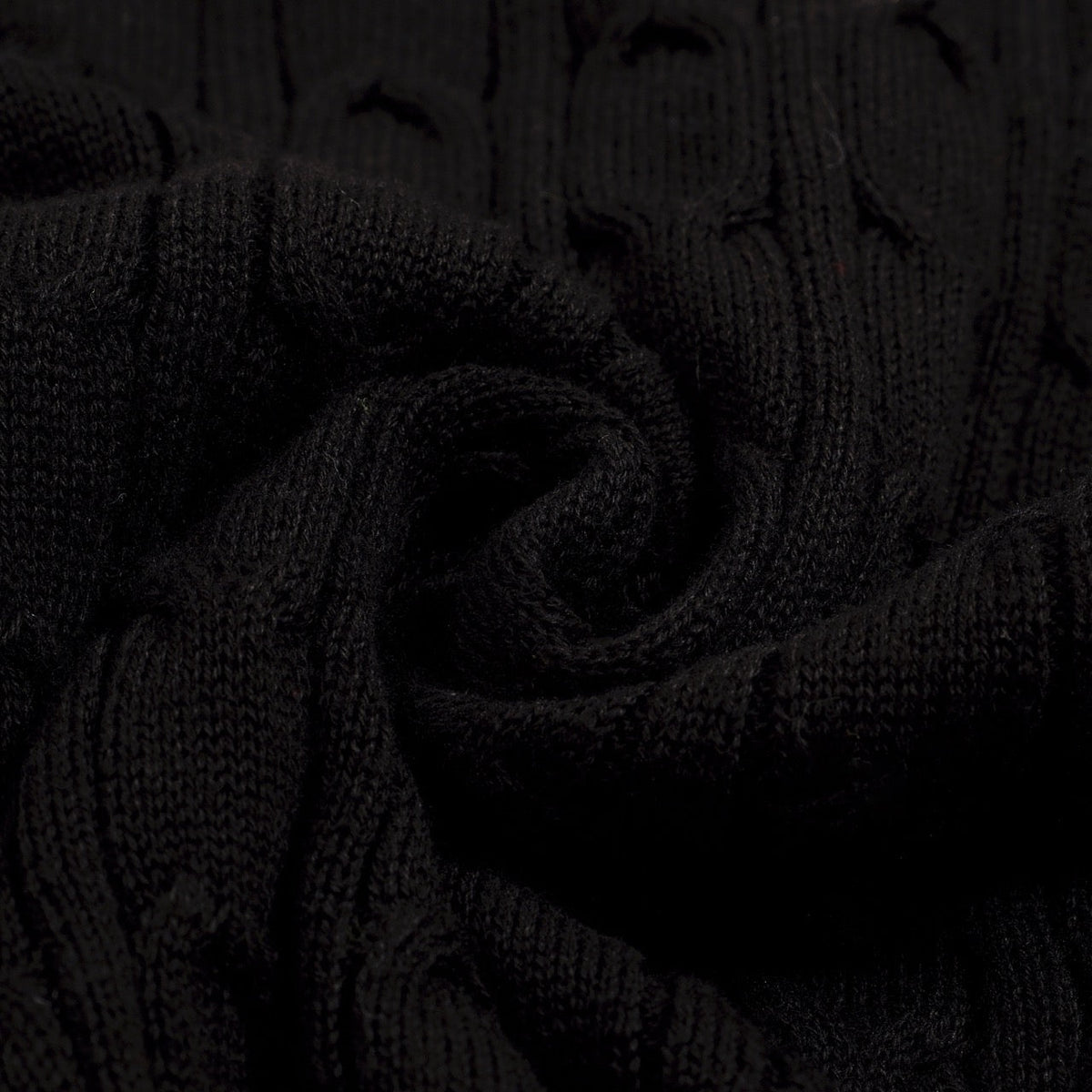 Vintage Noir en Maille pour Homme avec Cœur Brodé