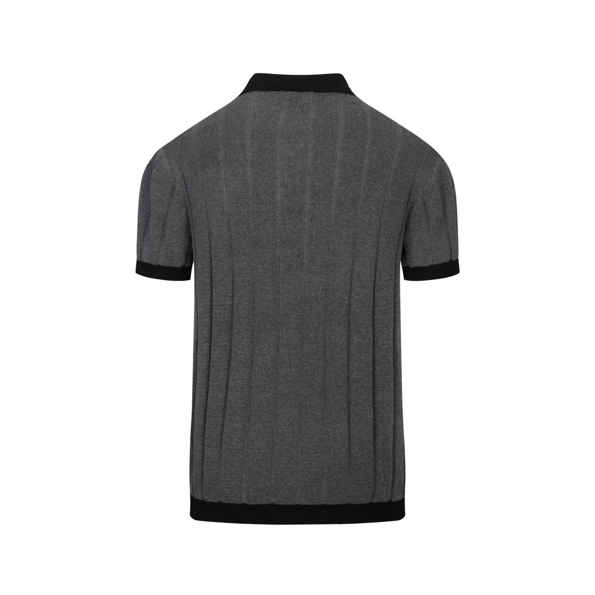Pull en maille grise rétro minimaliste pour homme avec cœur brodé