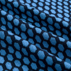 Pull en tricot bleu à carreaux rétro pour homme