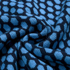 Pull en tricot bleu à carreaux rétro pour homme