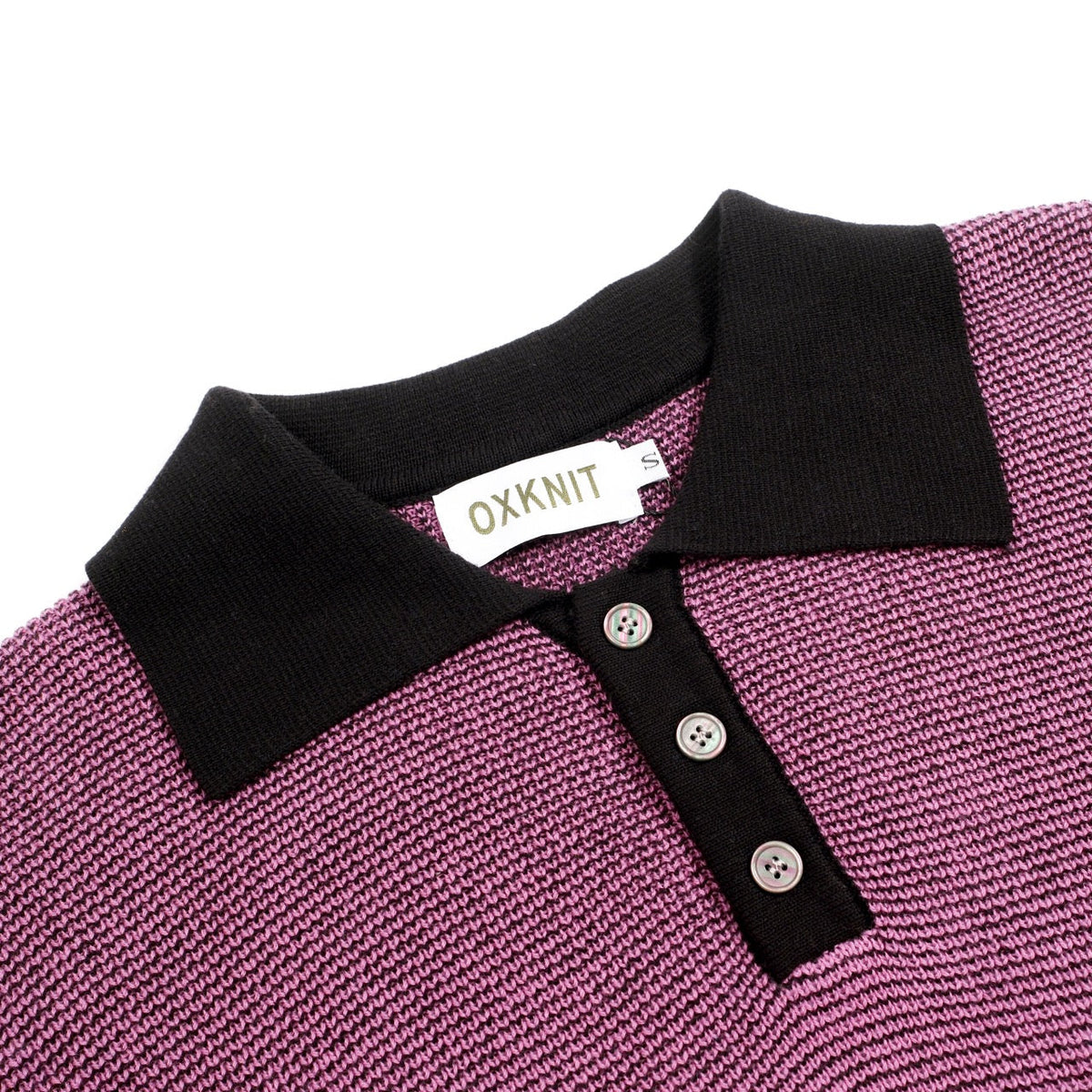 Pull en maille jacquard à motifs rétro violets pour homme