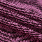 Pull en maille jacquard à motifs rétro violets pour homme