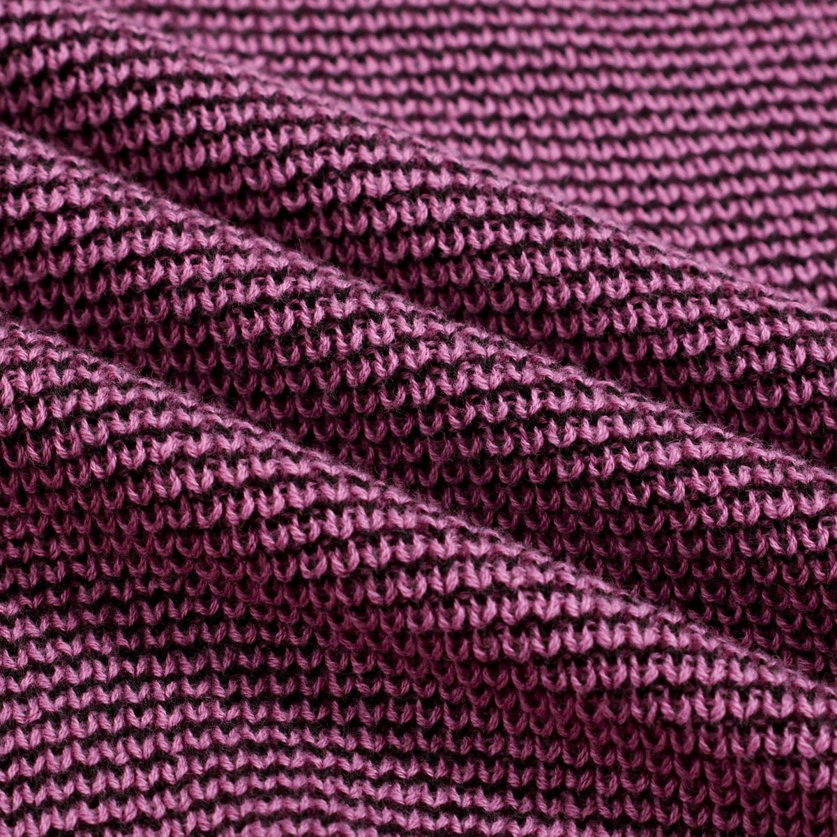 Pull en maille jacquard à motifs rétro violets pour homme
