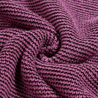 Pull en maille jacquard à motifs rétro violets pour homme
