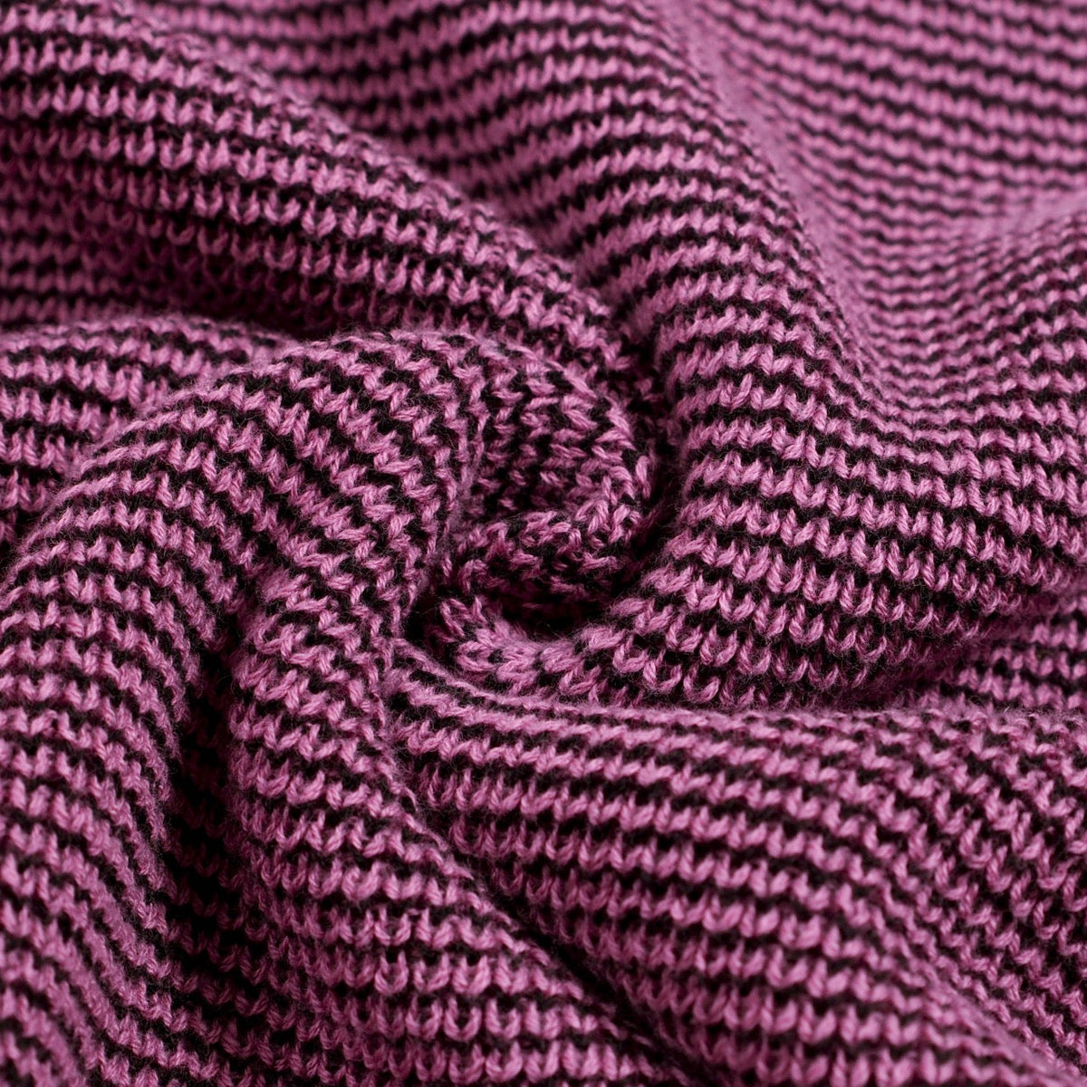 Pull en maille jacquard à motifs rétro violets pour homme