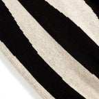 Classique Polo en Maille Jacquard Rétro pour Homme - Design Artistique Noir