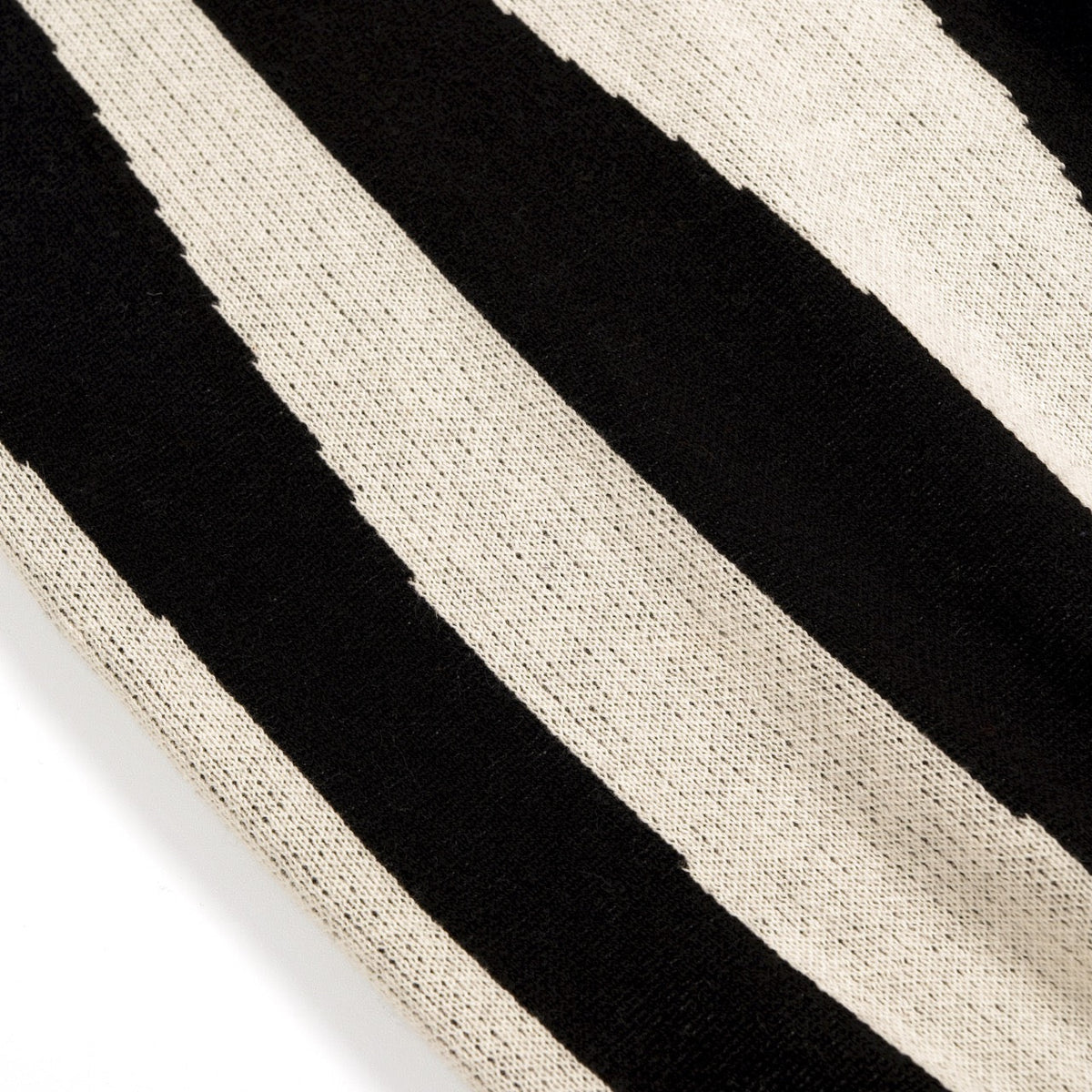 Classique Polo en Maille Jacquard Rétro pour Homme - Design Artistique Noir