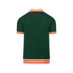 Cardigan en jacquard vert rétro de luxe pour homme avec motif de tigre
