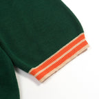 Cardigan en jacquard vert rétro de luxe pour homme avec motif de tigre
