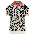 Pull en tricot rétro italien beige pour homme, style vacances