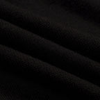 Pull en maille noire pour homme avec broderie d'abeille vintage italienne