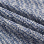 Polo tricoté bleu pour homme au style sportif des années 70
