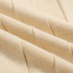 Polo décontracté pour homme style années 70 en abricot - Old Money