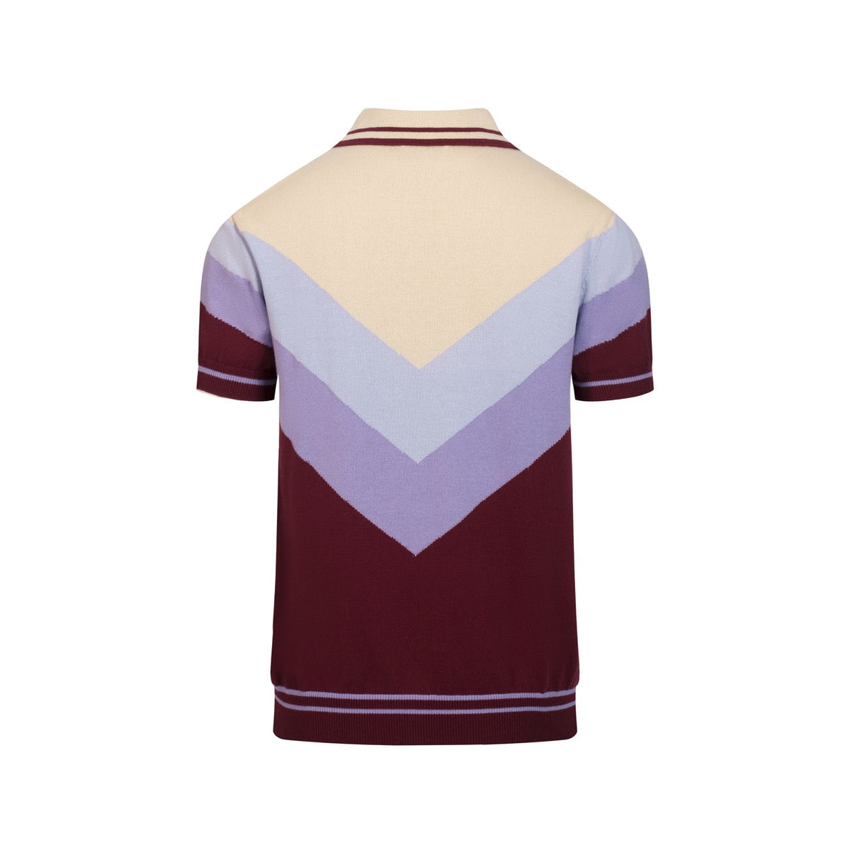 Polo décontracté pour homme à motifs colorés inspirés des années 70