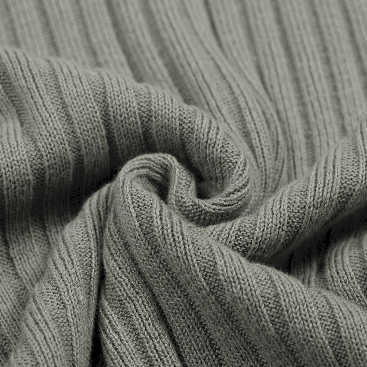 Pull en maille verte minimaliste style années 70 pour homme