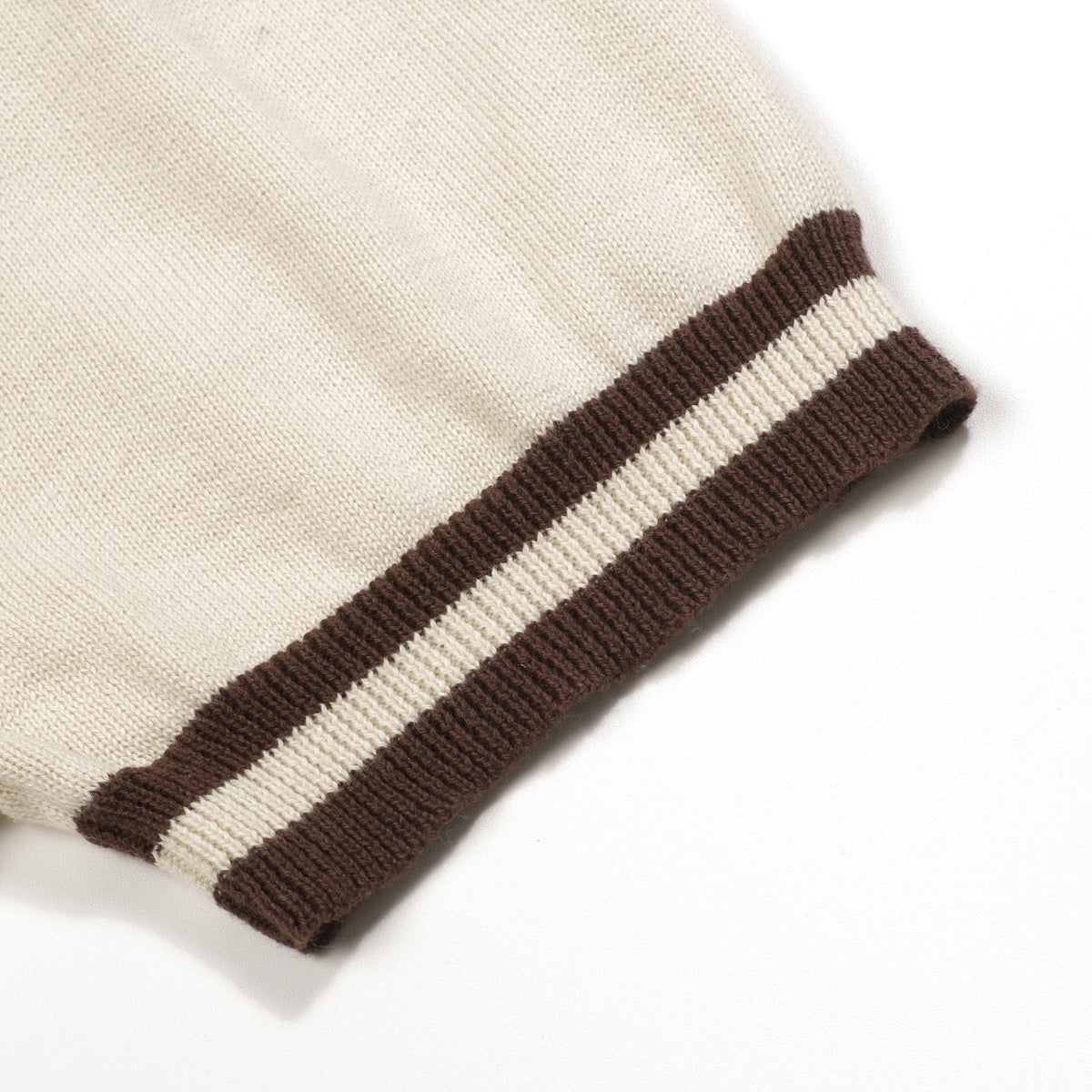 Pull d'été pour homme en tricot abricot, style Old Money des années 70