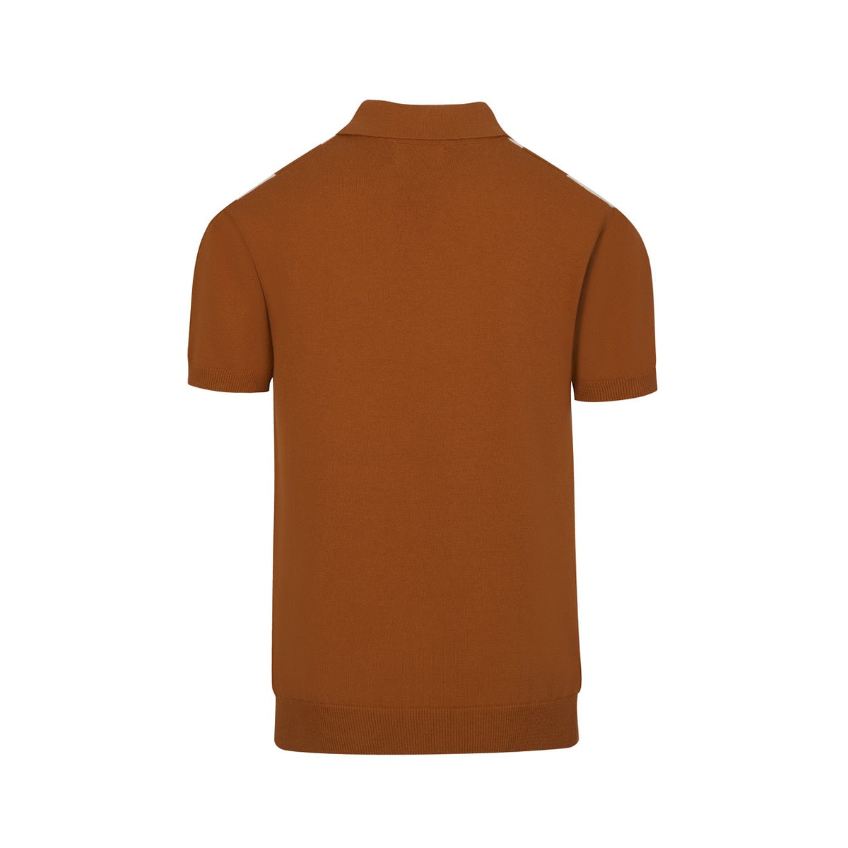 Pull en tricot rétro caramel brun pour homme