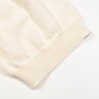 Pull rétro abricot pour homme avec cœur brodé et franges