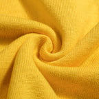 T-shirt tricoté jaune rétro des années 70 pour homme avec motif de tigre ludique