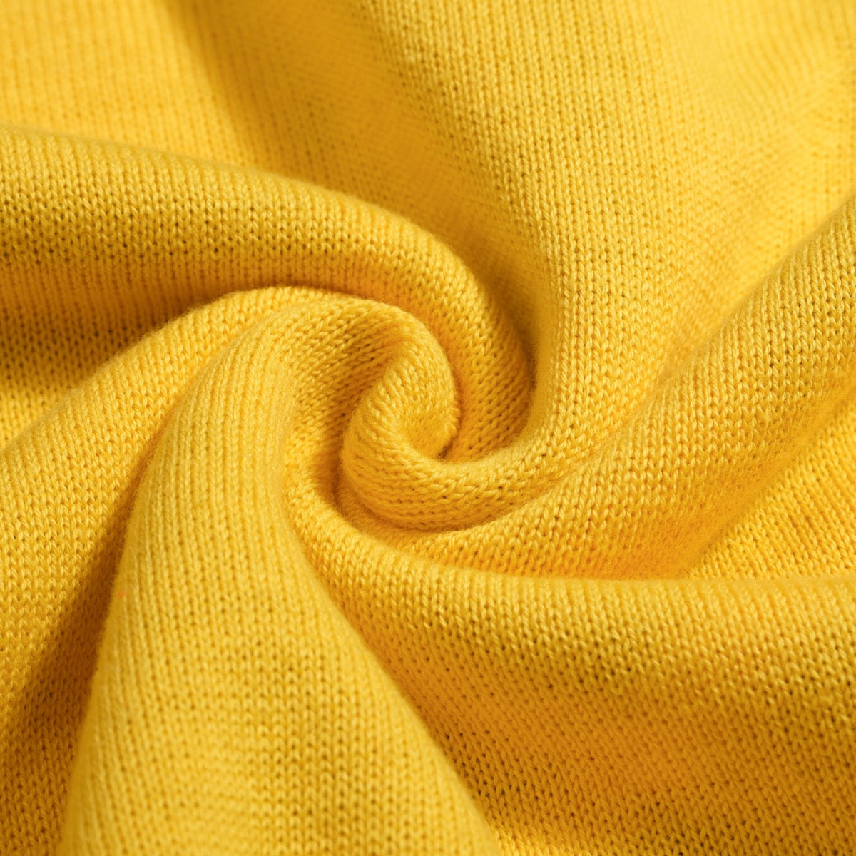 T-shirt tricoté jaune rétro des années 70 pour homme avec motif de tigre ludique