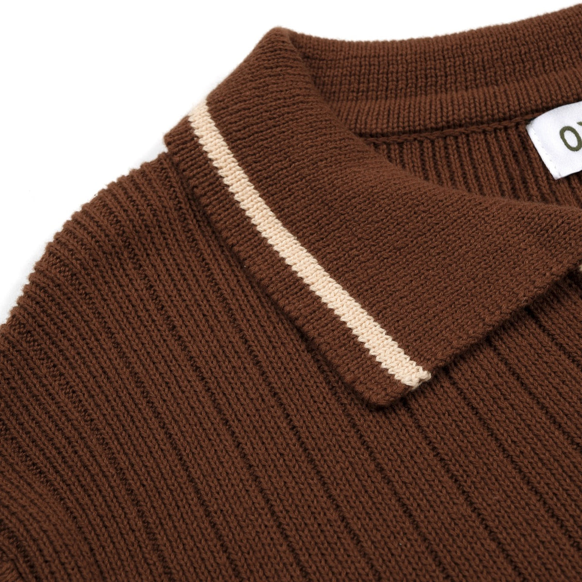Pull tricoté pour homme des années 70, couleur café foncé, style côtier italien