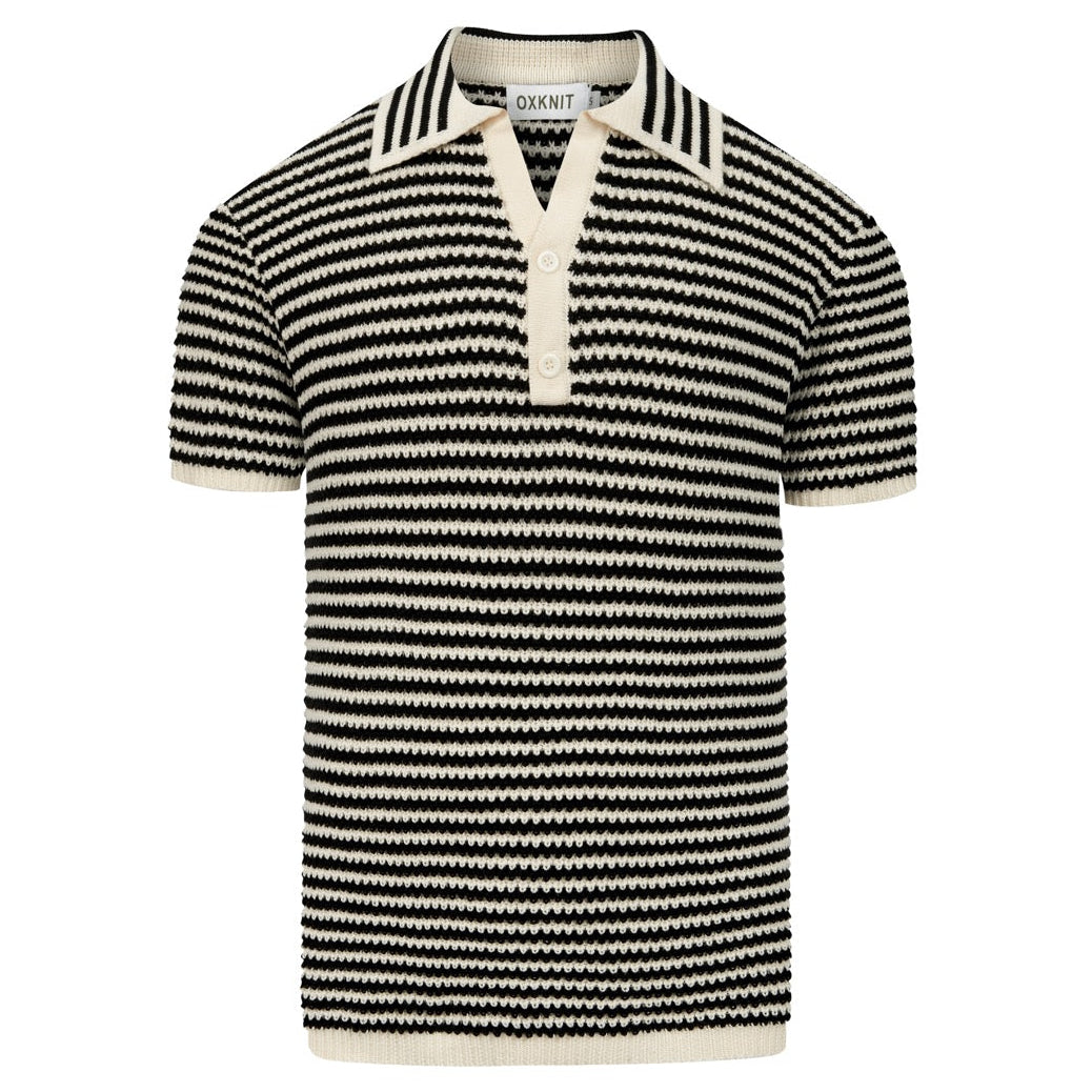 Débardeur en maille à col, style vacances, pour homme, avec motifs ajourés