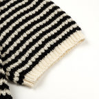 Débardeur en maille à col, style vacances, pour homme, avec motifs ajourés