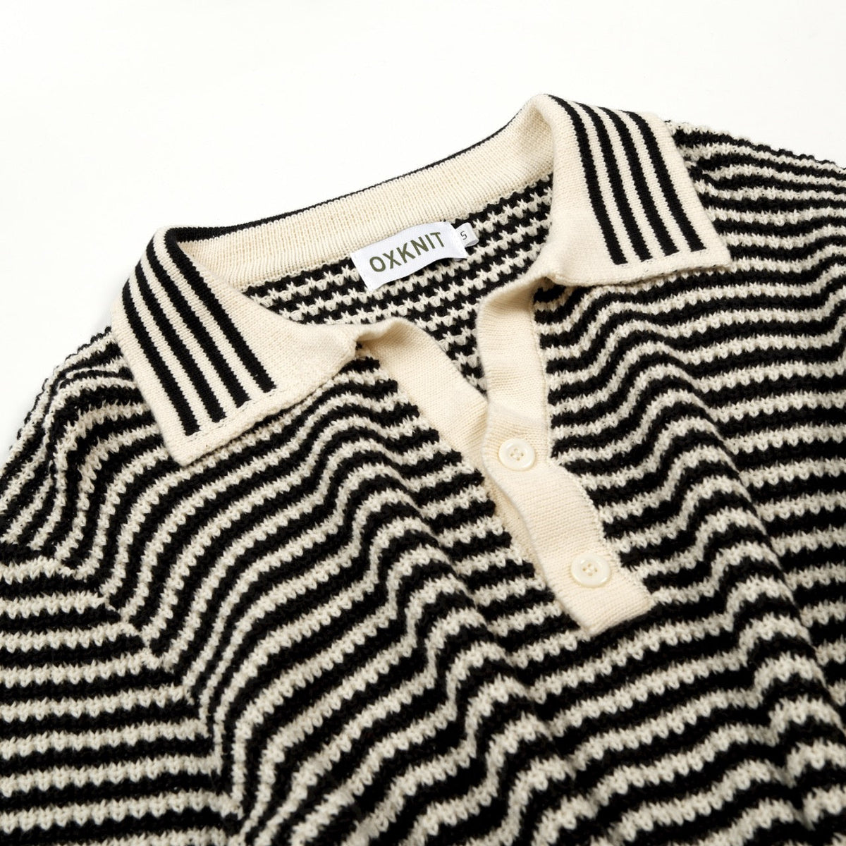 Débardeur en maille à col, style vacances, pour homme, avec motifs ajourés