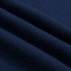 Pull en maille bleu marine pour homme avec motif de cœur brodé