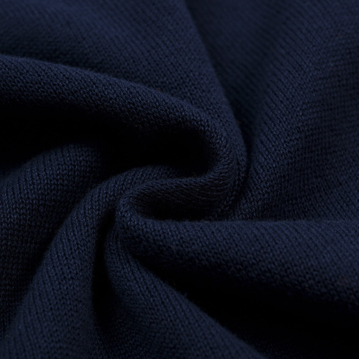 Cardigan Vintage Bleu Foncé pour Homme avec Broderie de Hibou