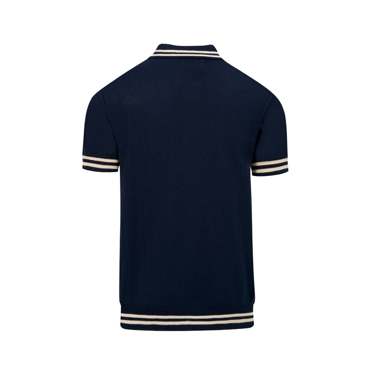 Cardigan Vintage Bleu Foncé pour Homme avec Broderie de Hibou