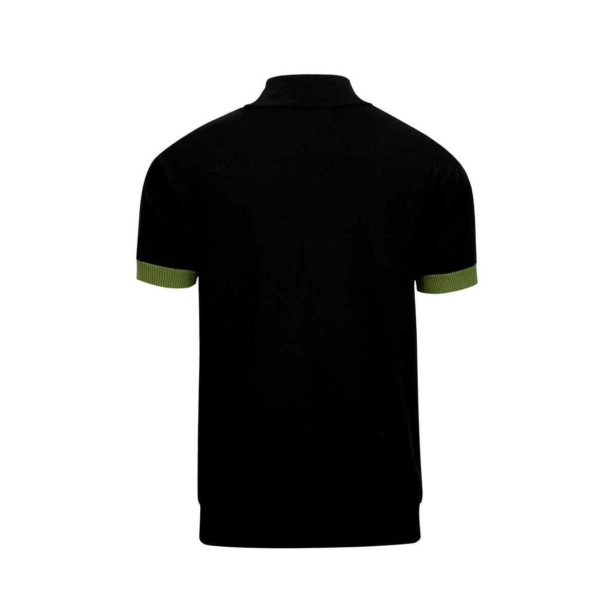 Chemise à rayures rétro en jacquard artistique pour homme - Noir classique
