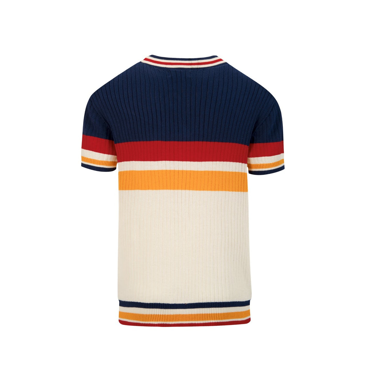 Cardigan Rétro Classique à Rayures pour Homme en Tricot Jacquard