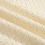 Cardigan Rétro Classique à Rayures pour Homme en Tricot Jacquard