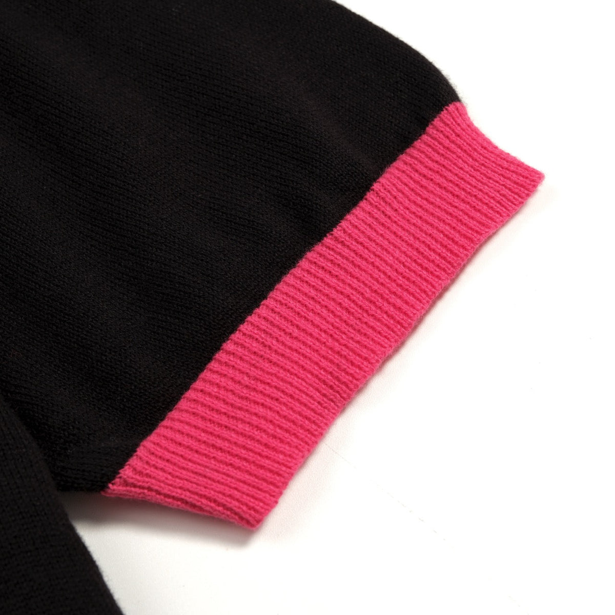 Pull en maille jacquard noir à rayures rétro pour homme
