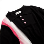 Pull en maille jacquard noir à rayures rétro pour homme