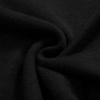 Pull Classique Noir Rétro pour Homme avec Broderie de Tigre