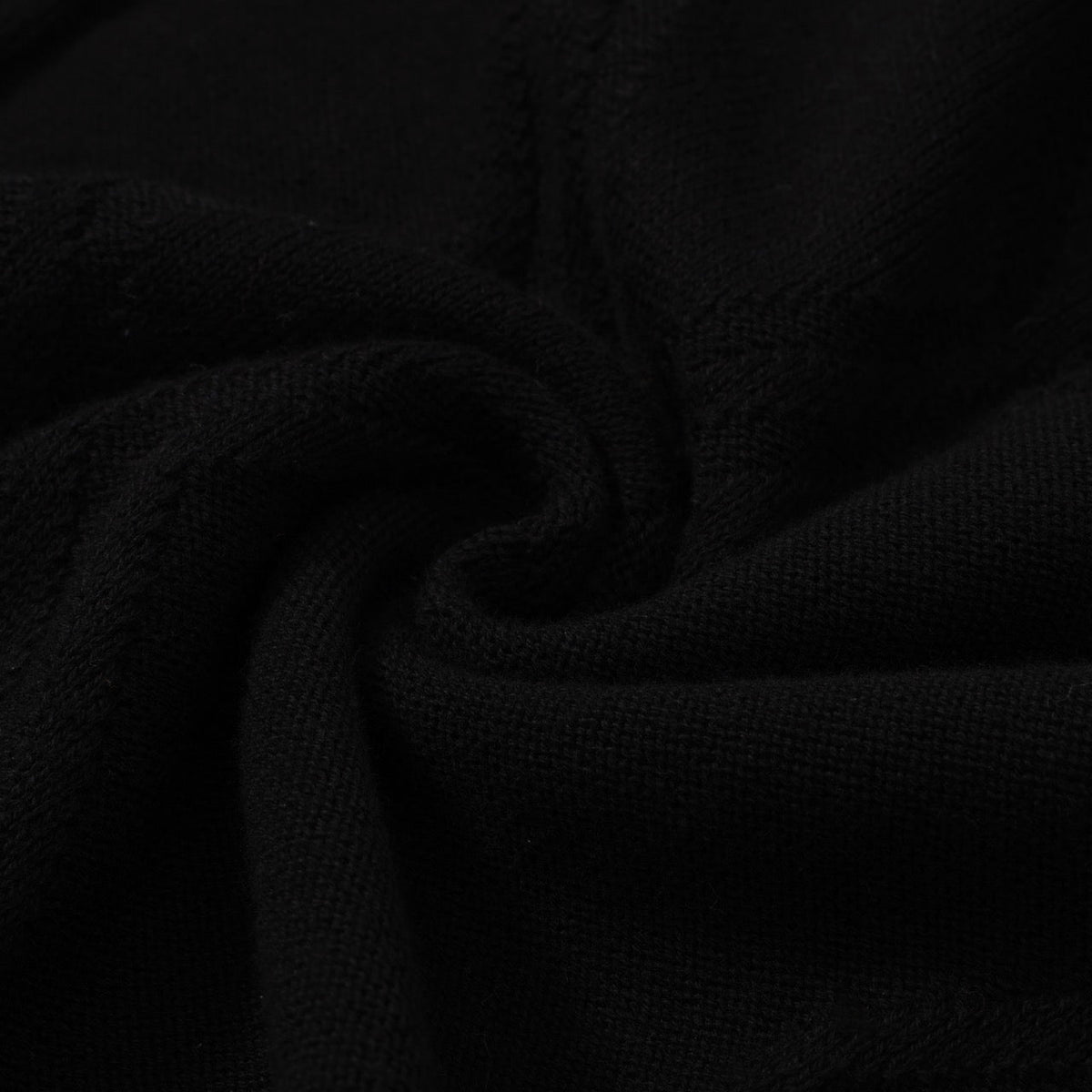Polo noir à côtes torsadées pour homme – Chemise à manches courtes au style mod des années 60