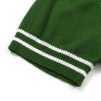 Polo vert à côtes torsadées pour homme – Chemise à manches courtes au style mod des années 60