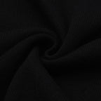 Veste rétro en maille des années 70 pour hommes – Noir vintage avec rayures verticales rouges et blanches, à fermeture éclair