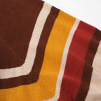 Chemise Polo Vintage à Rayures pour Homme – Tricot Inspiré des Années 70 en Teintes Terre