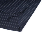 Chemise à rayures verticales pour homme - Manches longues, style décontracté, idéale pour le travail