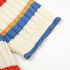 Polo rayé rétro californien des années 70 pour homme
